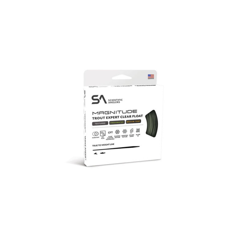 Scientific Anglers Magnitude Textured Trout Expert Clear-Tip Fly Line - 