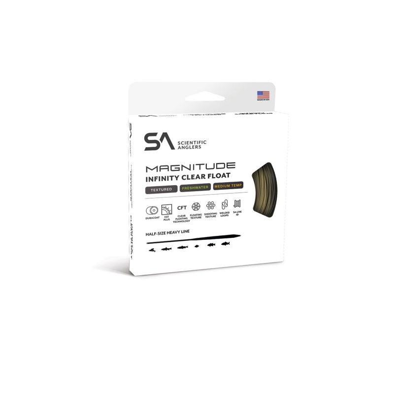 Scientific Anglers Magnitude Textured Infinity Clear-Tip Fly Line - 