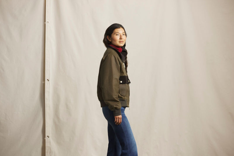 Barbour&reg; Ivybridge Waxed Jacket - BEECH/ANCIENT image number 2