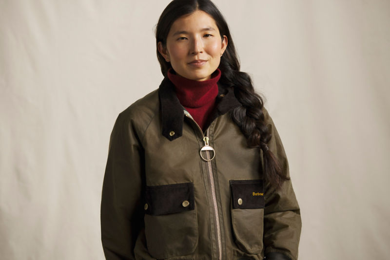 Barbour&reg; Ivybridge Waxed Jacket - BEECH/ANCIENT image number 1