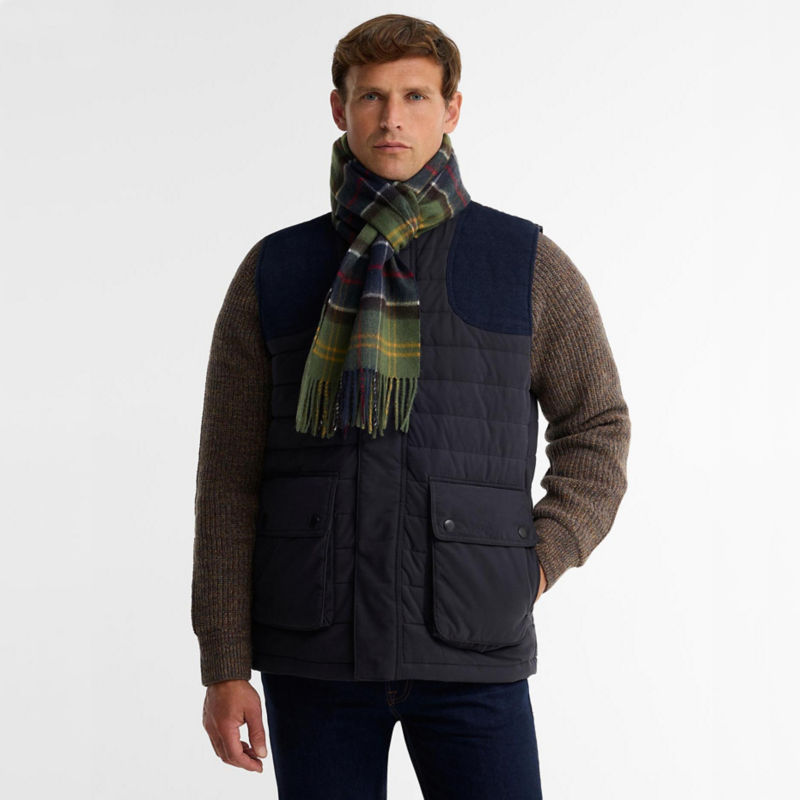 Barbour&reg; Lambswool & Cashmere Tartan Scarf - CLASSIC TARTAN image number 2