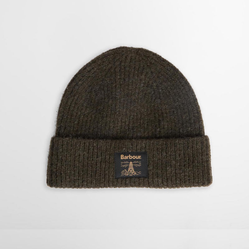 Barbour&reg; Westerdale Beanie & Scarf Set - OLIVE/NAVY image number 2