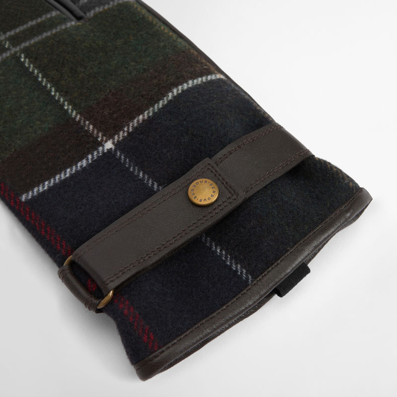 Barbour&reg; Newbrough Tartan Gloves - CLASSIC TARTAN image number 1