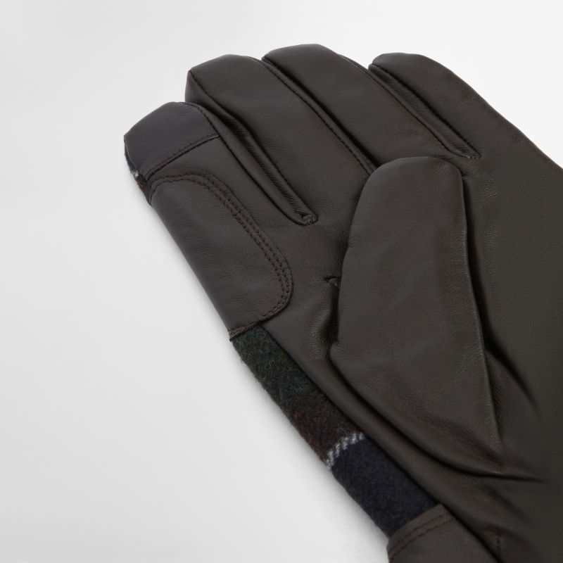 Barbour&reg; Newbrough Tartan Gloves - CLASSIC TARTAN image number 2