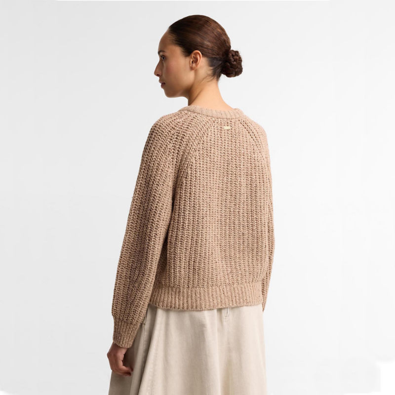 Barbour&reg; Alderney Fleck Knitted Sweater - WARM TRENCH image number 1