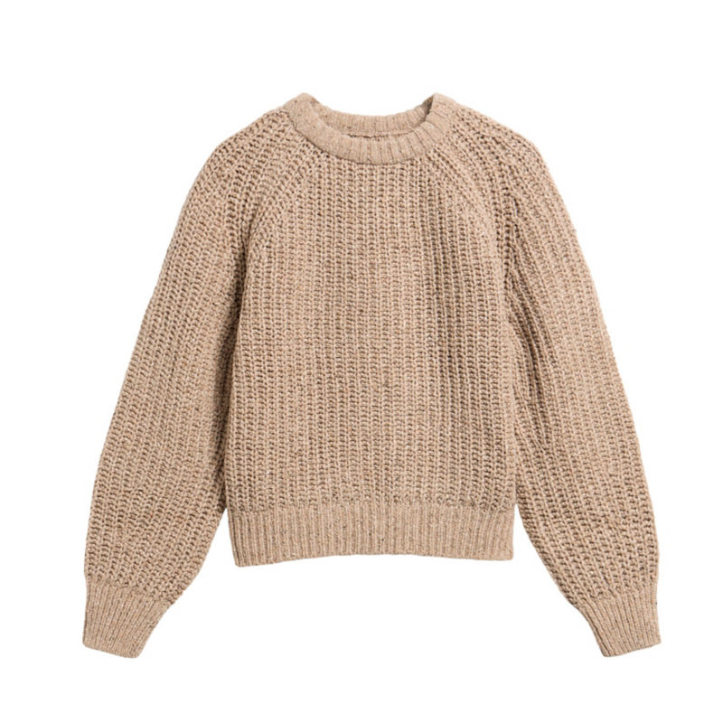 Barbour&reg; Alderney Fleck Knitted Sweater - WARM TRENCH image number 3