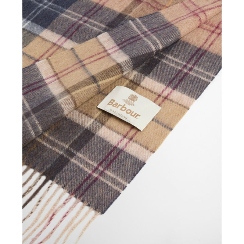 Barbour&reg; Serena Tartan Scarf - BIRCHWOOD/MUTED TARTAN image number 1