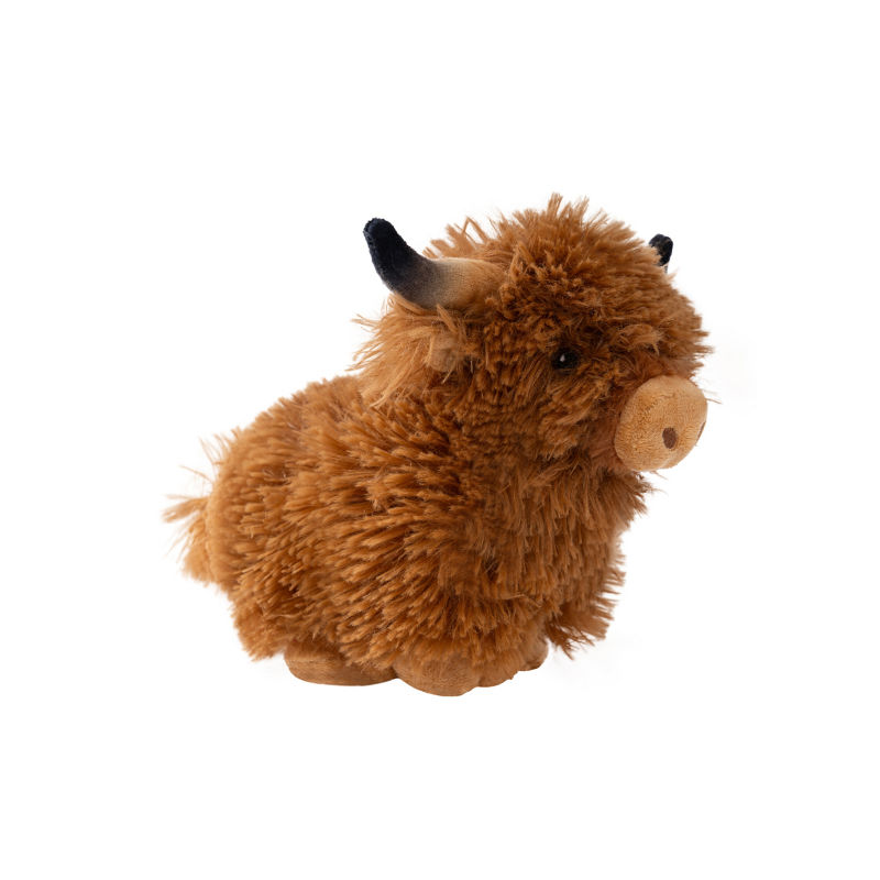 Highland Cow Plush Dog Toy -  image number 1
