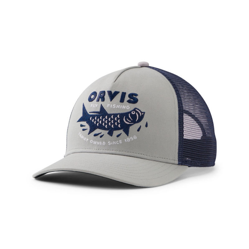 Tarpon Trucker Hat - LIGHT GREY