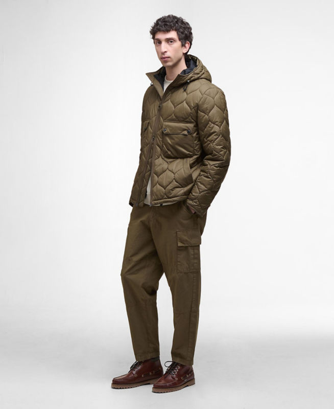 Barbour® Re-Engineered Spey Quilted Hooded Jacket | Orvis