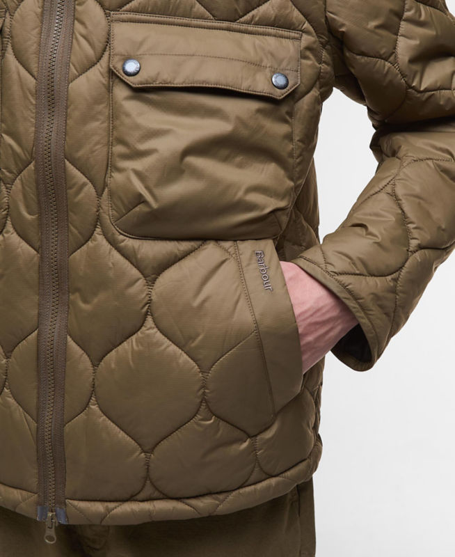 Barbour® Re-Engineered Spey Quilted Hooded Jacket | Orvis