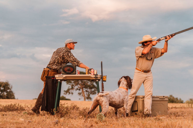 PECOS Convertible Outdoor Table - BUCKSKIN/BARELY GREEN image number 4
