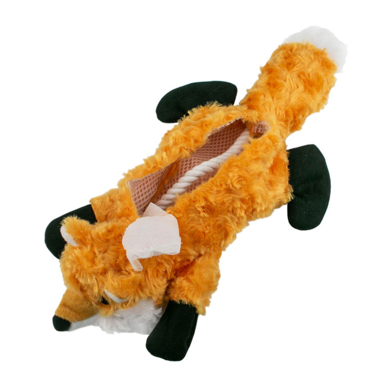Stuffless Fox Dog Toy -  image number 1