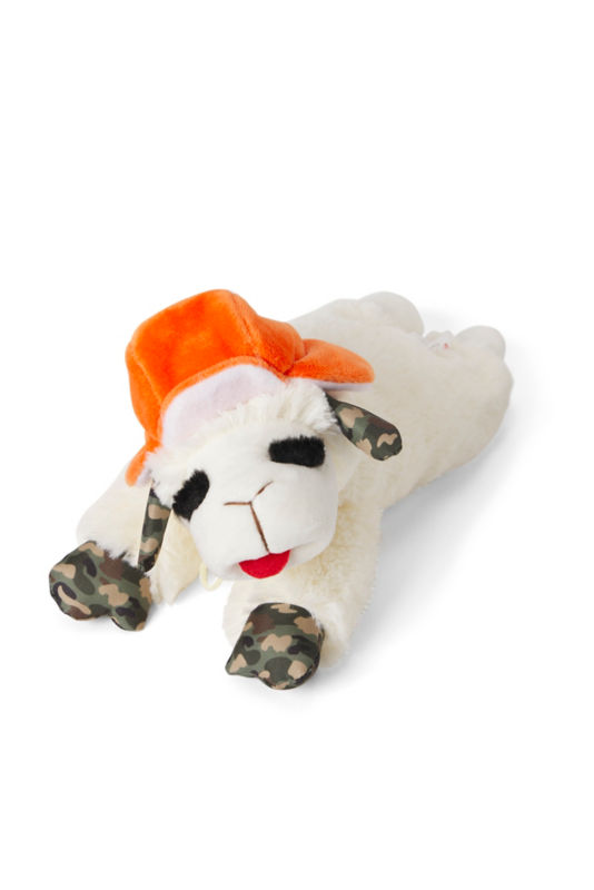 Camo Lamb Chop Dog Toy - 