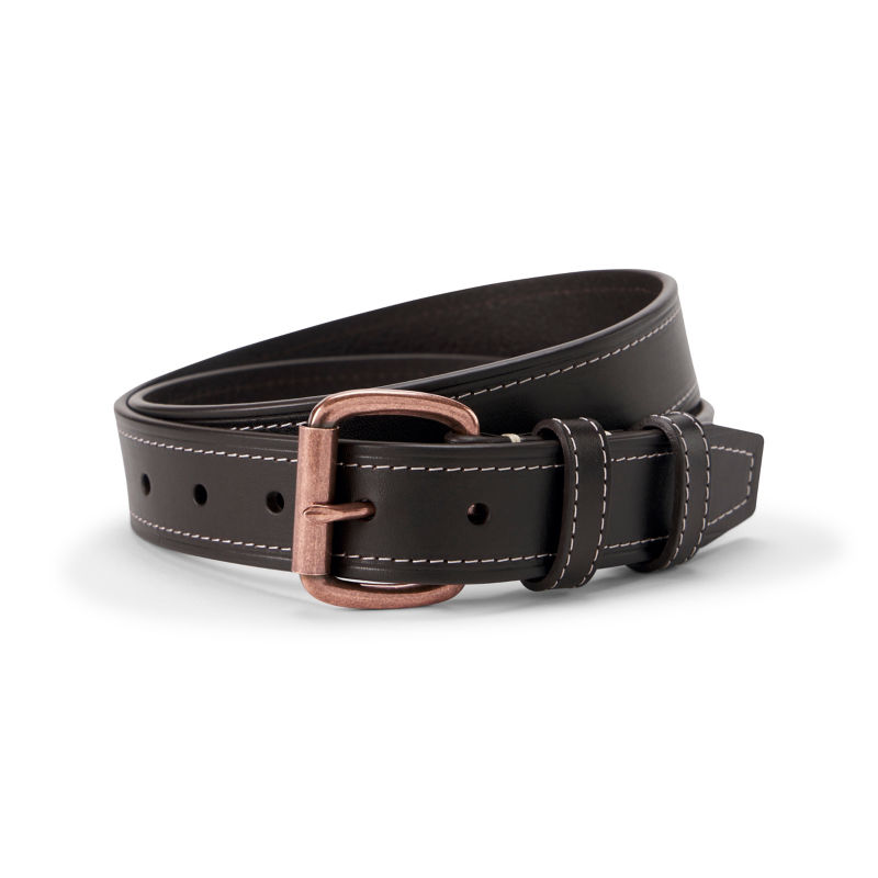 Copper Buckle Belt - BLACK COFFEE
