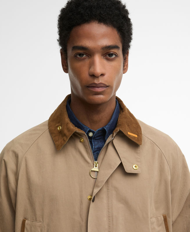 Men&rsquo;s Barbour&reg; Icons Bedale Casual Jacket - MILITARY BROWN image number 1