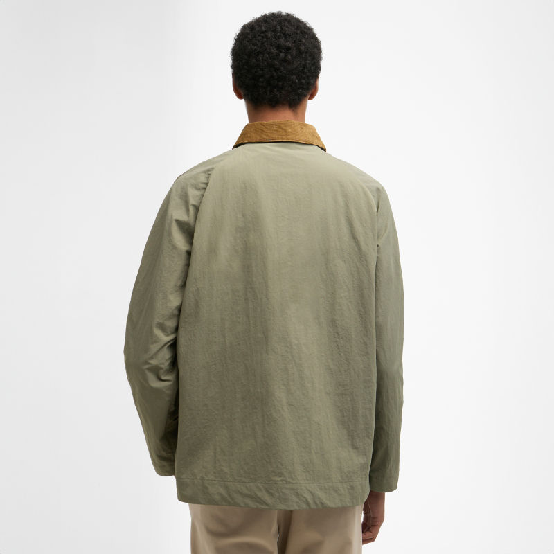 Barbour&reg; Short Rokig Showerproof Jacket - DUSTY OLIVE image number 4