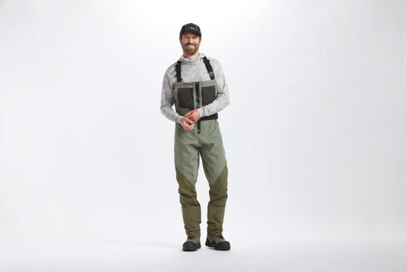 Men&rsquo;s Clearwater Zip Waders - SAGEBRUSH