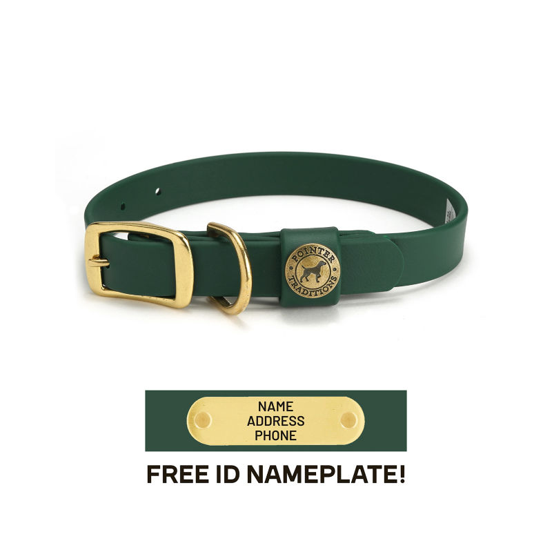 Waterproof Sporting Dog Collar - WOODLAND GREEN image number 1