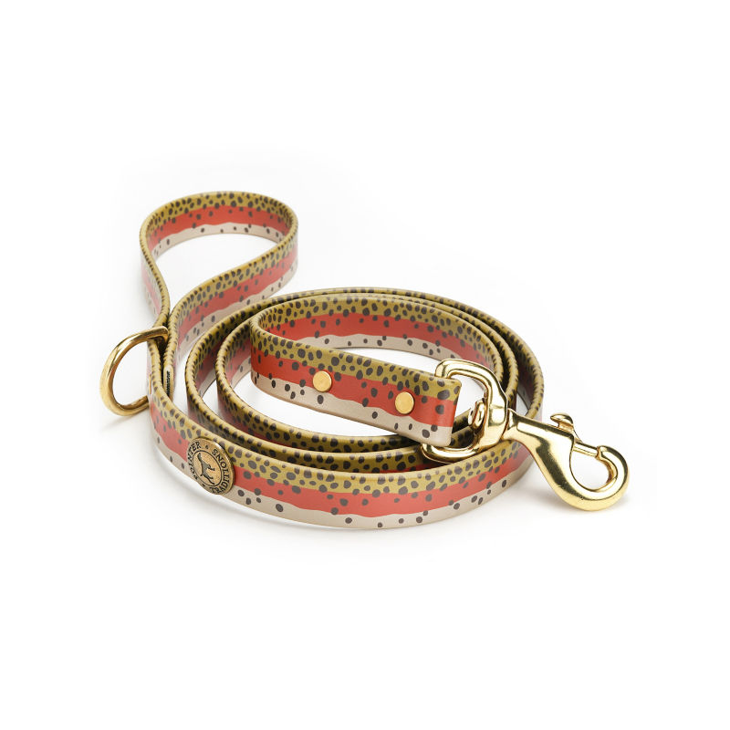 Waterproof Sporting Dog Leash - RAINBOW TROUT image number 0