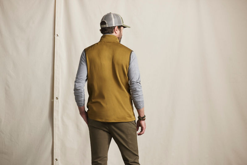 Men&rsquo;s Horseshoe Hills Fleece Vest - FIELD KHAKI/ESPRESSO image number 3