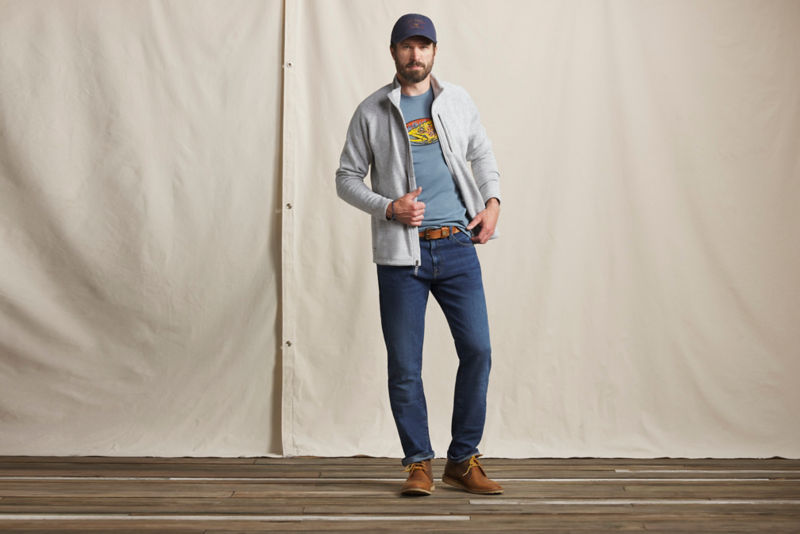 Men&rsquo;s R65&trade; Sweater Fleece Jacket - LIGHT GREY HEATHER image number 2