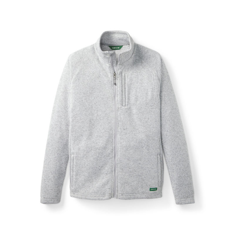 Men&rsquo;s R65&trade; Sweater Fleece Jacket - LIGHT GREY HEATHER image number 4