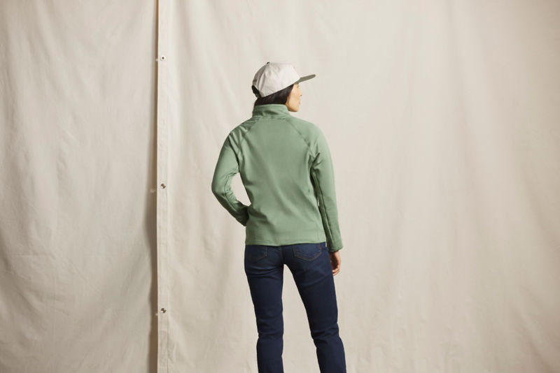 Women&rsquo;s Horseshoe Hills Fleece 1/4-Zip - DARK NAVY/ARCTIC BLUE image number 3