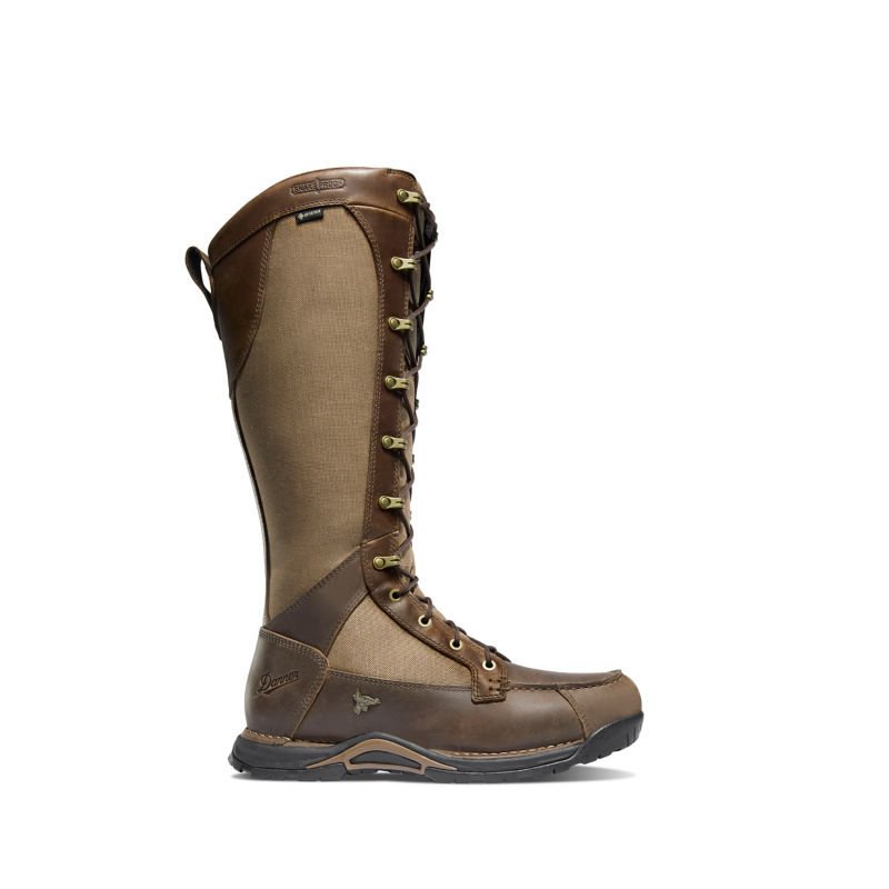 Danner&reg; Sharptail Side-Zip 17" Snake Boots - BROWN