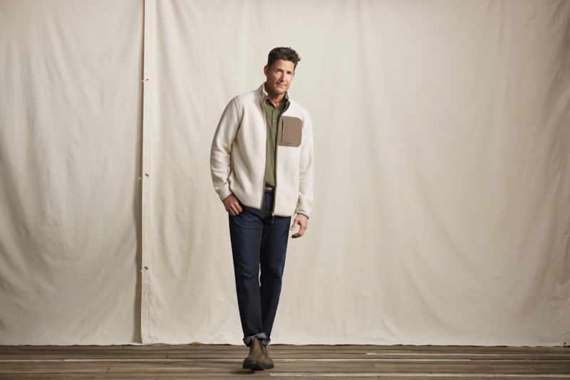 Men&rsquo;s Mad River Sherpa Jacket - PALE STONE/MUSHROOM image number 3