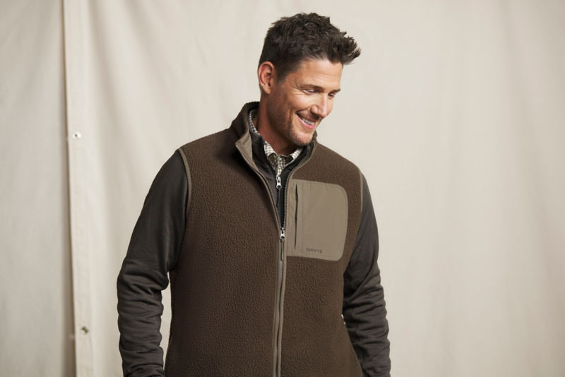 Men&rsquo;s Mad River Sherpa Vest - ESPRESSO/MUSHROOM image number 1