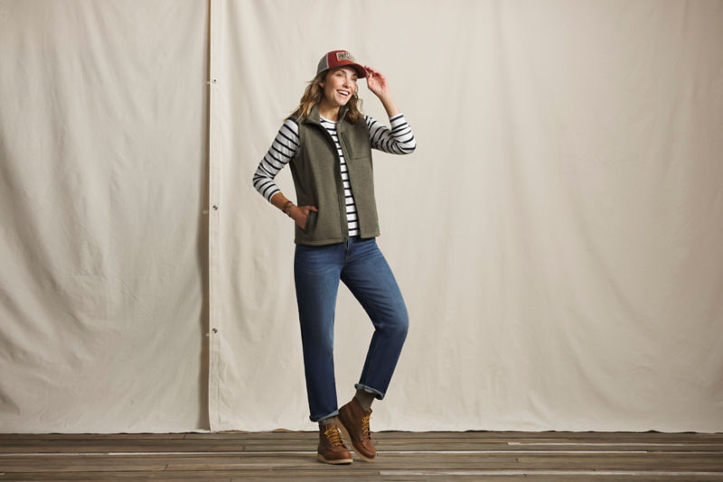 Women&rsquo;s R65&trade; Sweater Fleece Vest - ROSEMARY image number 4