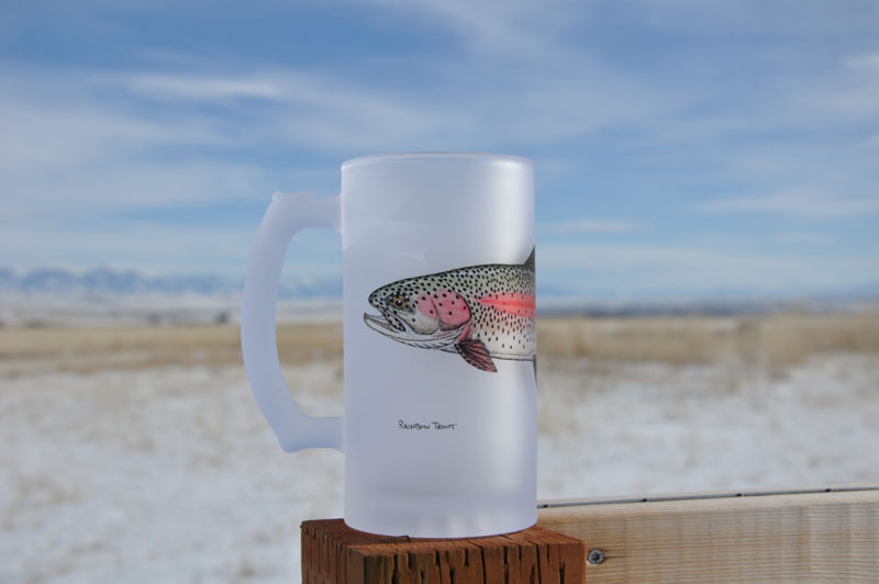 Trout Frosty Mug - RAINBOW TROUT