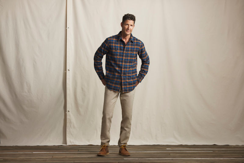 Perfect Flannel Shirt - LAKESIDE/GINGER image number 4