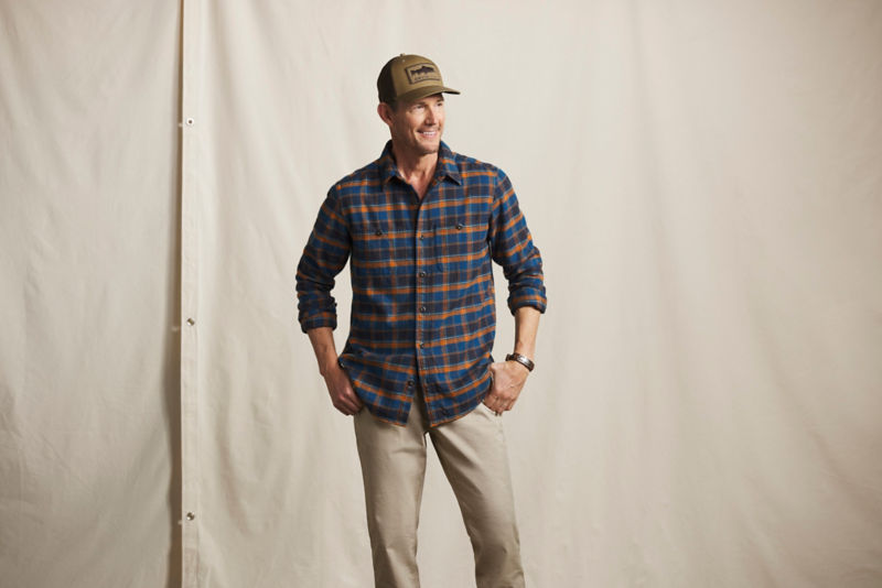 Perfect Flannel Shirt - LAKESIDE/GINGER