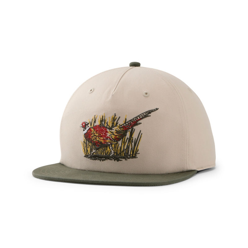 Pheasant Cover Flat Brim Hat - SAND