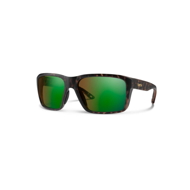 Smith Backcast Sunglasses - MATTE TORTOISE FRAME POLARCHROMIC BROWN GREEN MIRROR