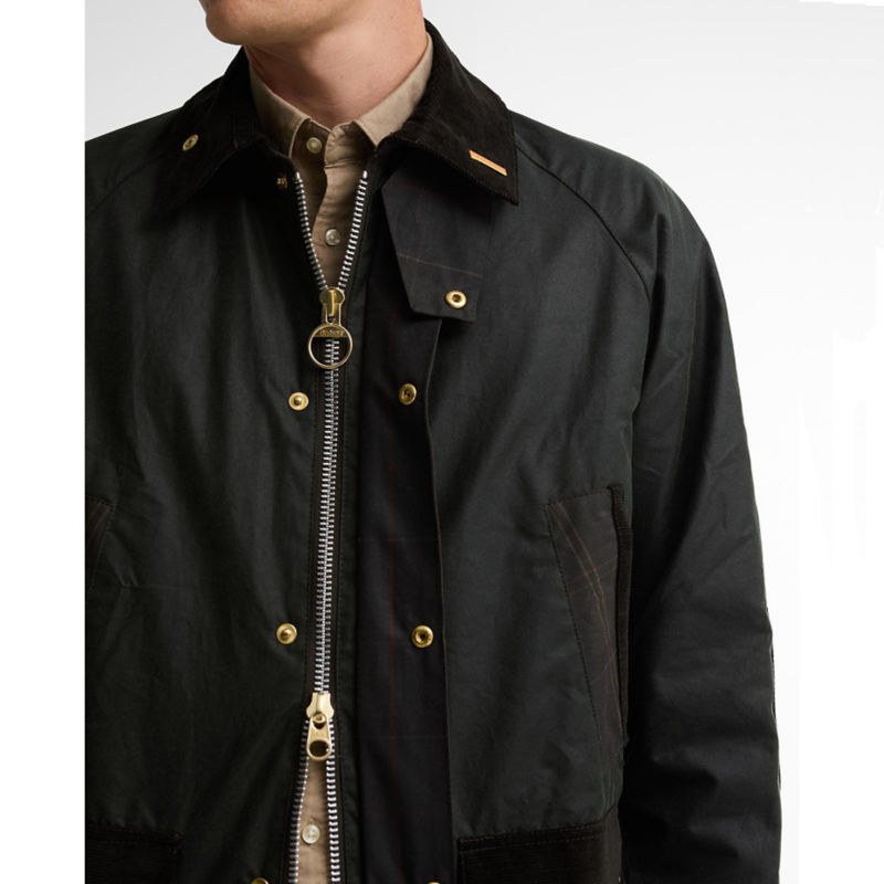 Barbour&reg; Icons Patch Bedale Jacket - SAGE image number 2