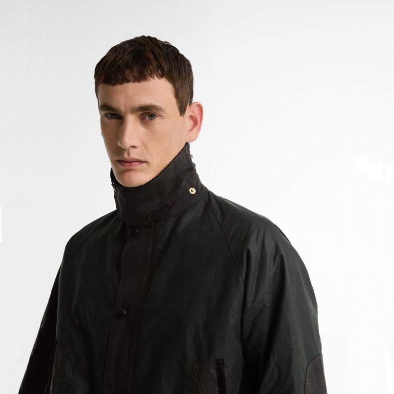 Barbour&reg; Icons Patch Bedale Jacket - SAGE image number 1