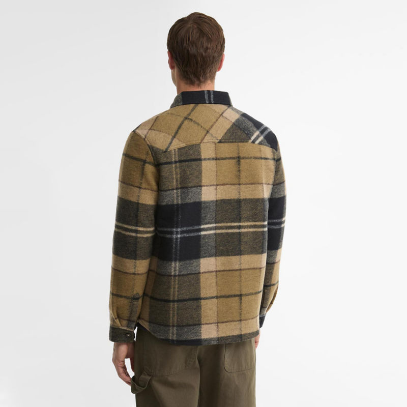Barbour&reg; Woodlane Brushed Check Overshirt - BIRCHWOOD DRESS TARTAN image number 1