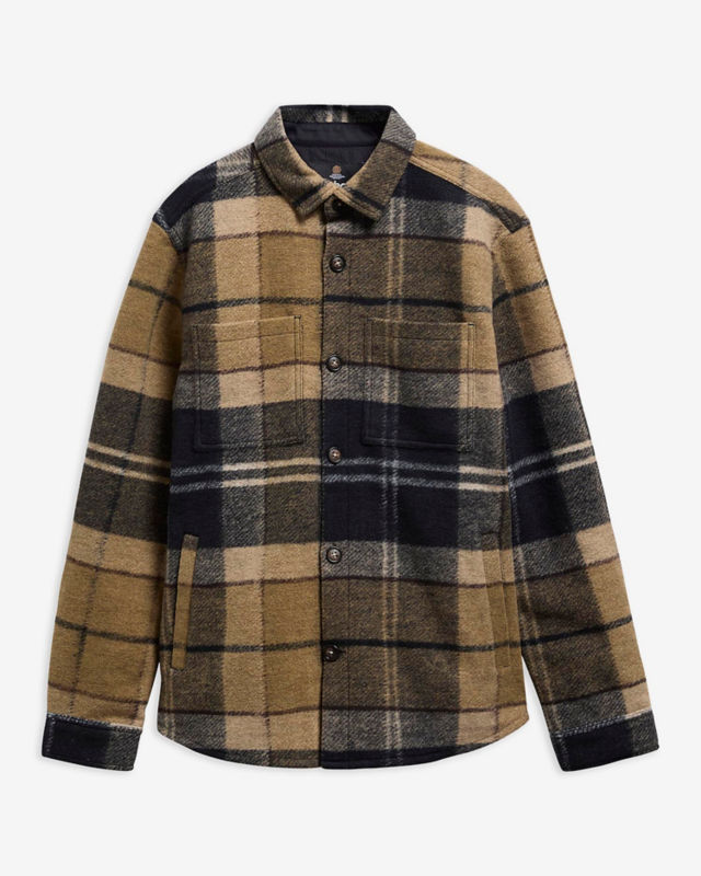 Barbour&reg; Woodlane Brushed Check Overshirt - BIRCHWOOD DRESS TARTAN image number 2