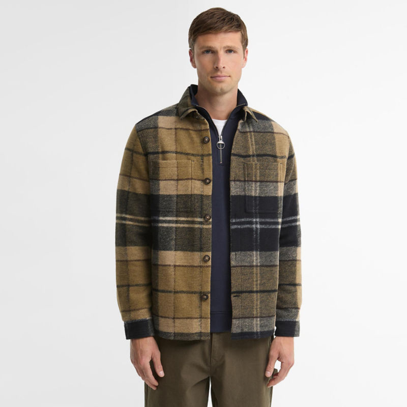 Barbour&reg; Woodlane Brushed Check Overshirt - BIRCHWOOD DRESS TARTAN