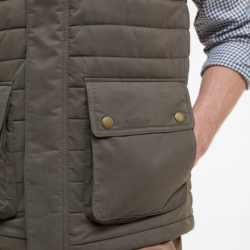 Barbour&reg; Bradford Quilted Gilet - FOREST image number 1