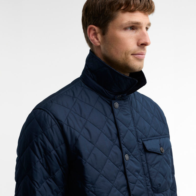 Barbour&reg; Hornby Quilted Jacket - NAVY image number 1