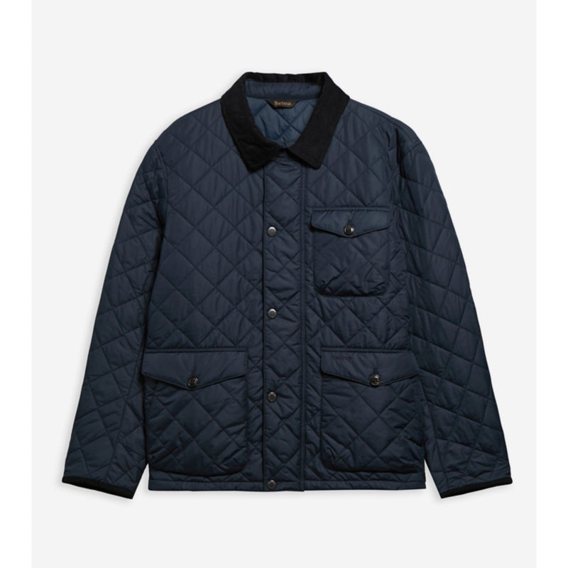 Barbour&reg; Hornby Quilted Jacket - NAVY image number 3