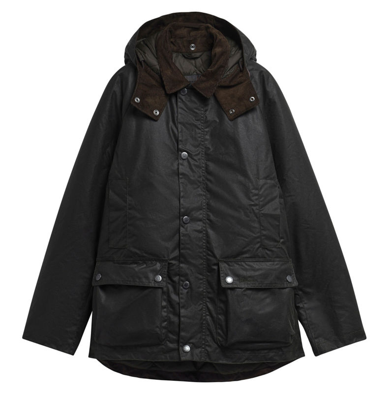Barbour&reg; Modern Beaufort Waxed Jacket - SAGE/SHADOW CLASSIC image number 5