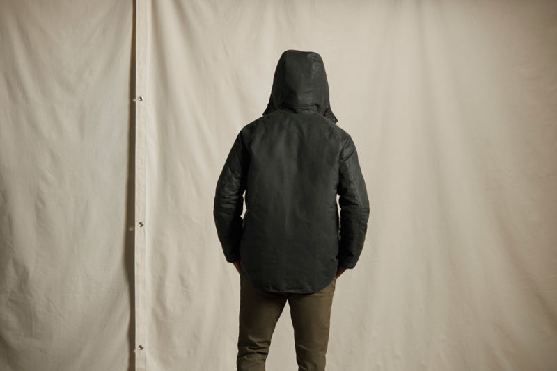 Barbour&reg; Modern Beaufort Waxed Jacket - SAGE/SHADOW CLASSIC image number 3