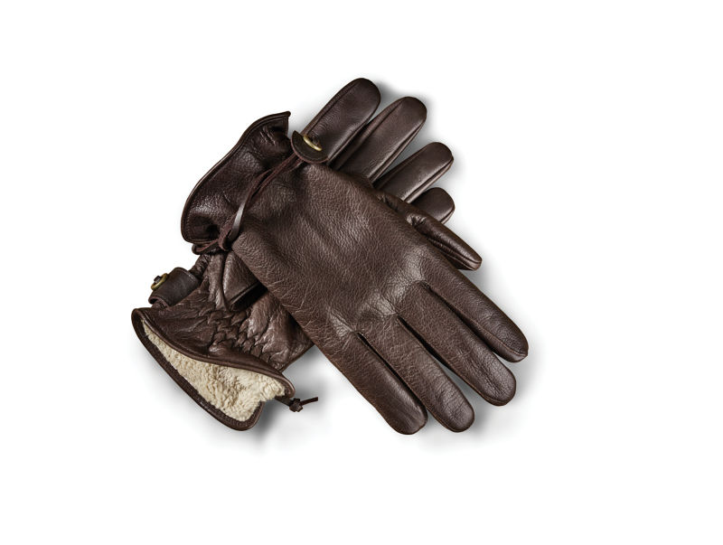 Bison Leather Winter Gloves