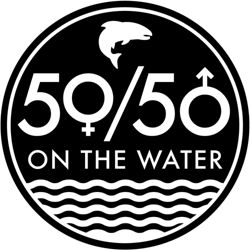 Wave logo for 50/50 on the Water.