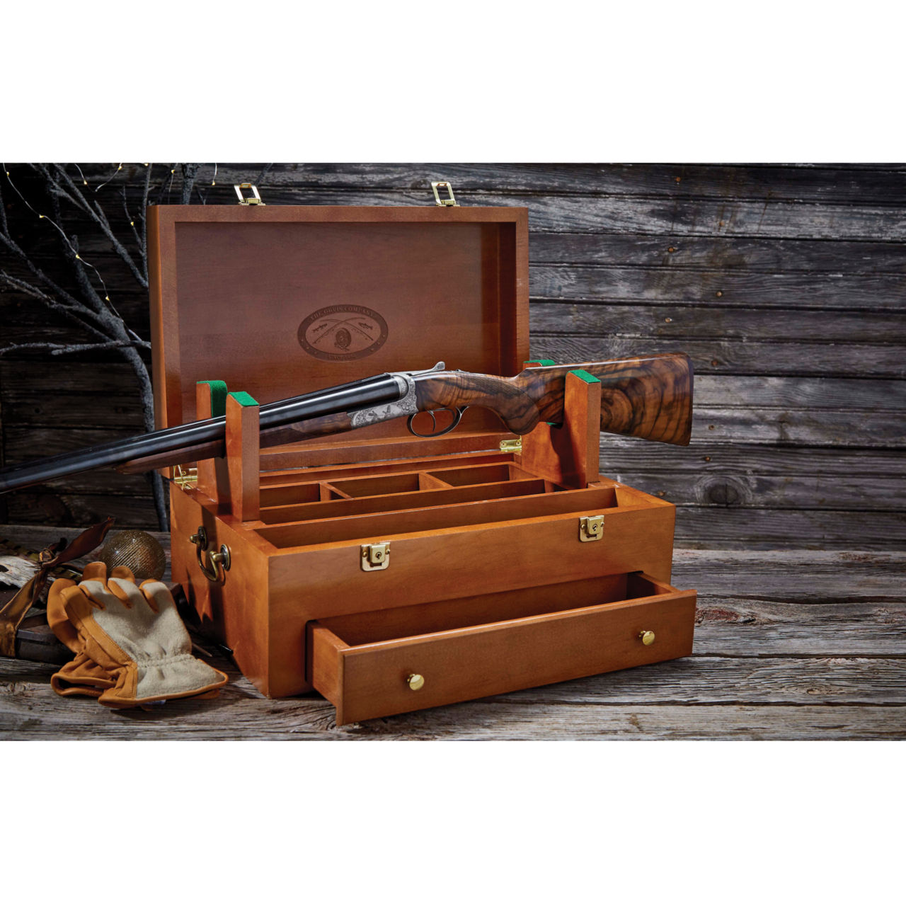 Solid Wood Gunning Box -  image number 2